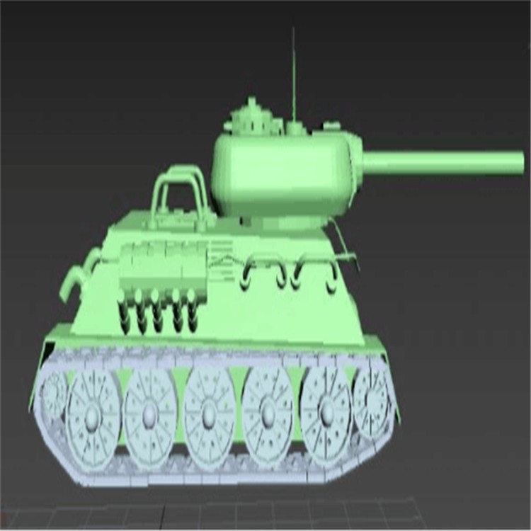 海港充气军用坦克模型